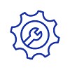 Misc Gear and Wrench Icon